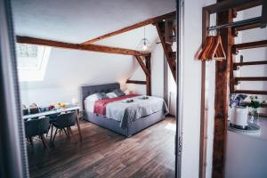 Postel nebo postele na pokoji v ubytování Trapani house & camp