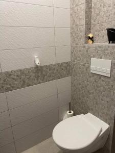 Koupelna v ubytování Oasis Beach Apartman