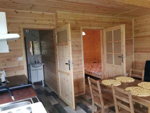 Kuchyň nebo kuchyňský kout v ubytování Relax u Agi i Jurka