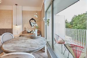Balkón alebo terasa v ubytovaní Apartamenty Świnoujście - Lividus 323