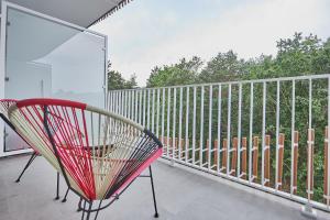 Balkón alebo terasa v ubytovaní Apartamenty Świnoujście - Lividus 323