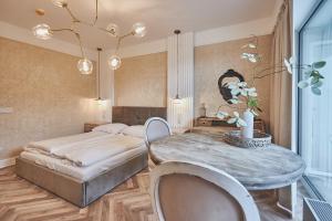 Posteľ alebo postele v izbe v ubytovaní Apartamenty Świnoujście - Lividus 323