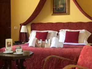 Cama o camas de una habitación en Villa Il Leccio