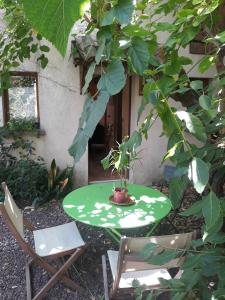 Un patio sau altă zonă în aer liber la le vieux mas du domaine de Pontet-Fronzele