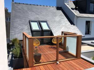 Balkón nebo terasa v ubytování Appartement L'Embarcadère