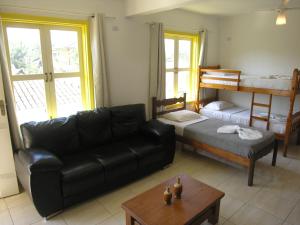 Postel nebo postele na pokoji v ubytování Jabaquara Beach Resort