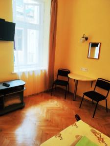Zona de estar de Lviv appartment on Yaroslava Mudrogo 14