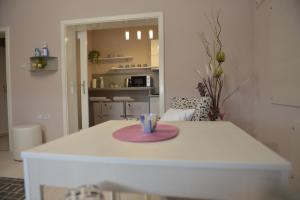 Kuchyň nebo kuchyňský kout v ubytování Apartmani Tomić