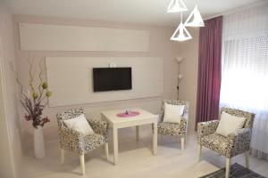 TV a/nebo společenská místnost v ubytování Apartmani Tomić