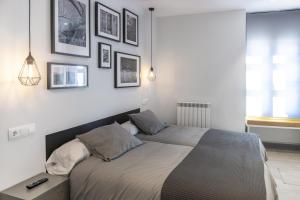 Cama o camas de una habitación en Apartamento Urrizti