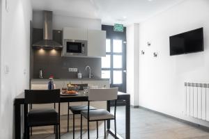 Kuchyň nebo kuchyňský kout v ubytování Apartamento Urrizti