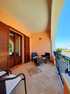 Uma varanda ou terraço em Vignali Residence