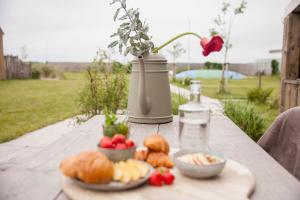 Jídlo v prázdninového domu nebo okolí