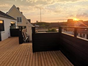 Balkón nebo terasa v ubytování Løkken City Apartment