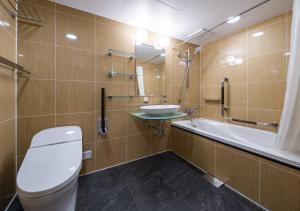 Koupelna v ubytování APA Hotel Ueno Ekimae