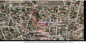 The surrounding neighborhood or a neighborhood close to the holiday home