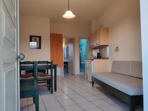 A kitchen or kitchenette at Zannis Hotel
