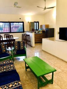 Istumisnurk majutusasutuses Lagoon Residence