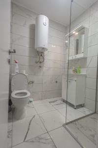 Koupelna v ubytování Apartmani Centar Loznica