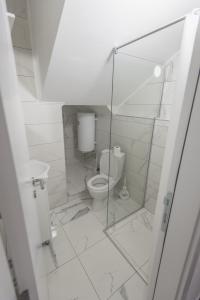 Koupelna v ubytování Apartmani Centar Loznica