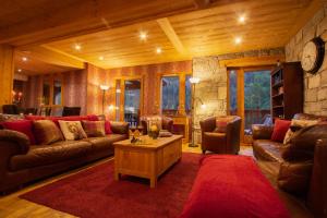 Zona de estar de Chalet Sophia by Chalet Chardons