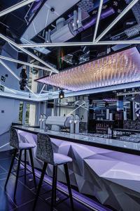 Restauracja lub miejsce do jedzenia w obiekcie The Place Boutique & Design Hotel Flachau