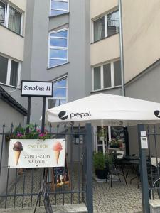 Budynek, w którym mieści się apartament