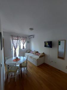TV a/nebo společenská místnost v ubytování Apartments Crnjac