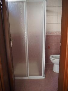 Koupelna v ubytování Soykan Hotel