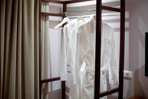 Koupelna v ubytování Mergan Hotel