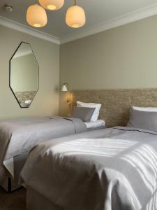 Letto o letti in una camera di Hotel Randers