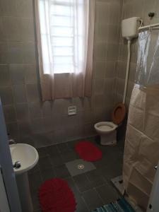 Koupelna v ubytování Casa da Praia