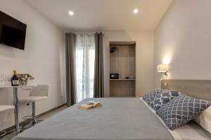 Letto o letti in una camera di Atteros