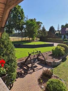 Ogród w obiekcie Apartament w lesie