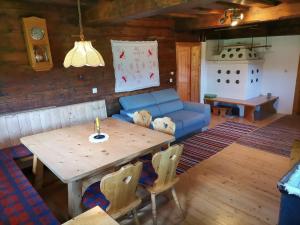 Posezení v ubytování Ferienhaus Gobald