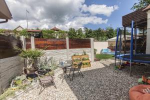 A garden outside LEVIAL Rooms