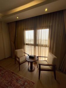 Ruang duduk di Alsahwa Hotel