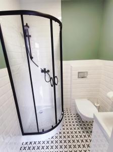 Kúpeľňa v ubytovaní Boho Studio Gdynia Świętojańska