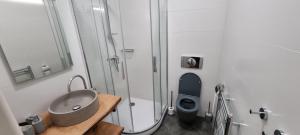 Kúpeľňa v ubytovaní Konšelský šenk Domažlice