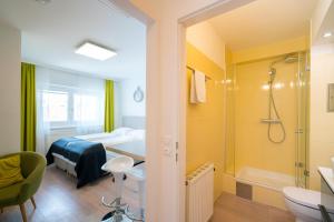 Koupelna v ubytování Vienna Residence, Rochusmarkt - Wien Mitte + 37 fotografií