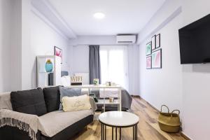 Posezení v ubytování Art Central Suites
