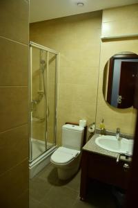Koupelna v ubytování Hotel Vukov Most