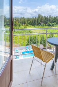Balkón nebo terasa v ubytování Samni Hotel