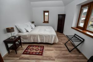 Posteľ alebo postele v izbe v ubytovaní Bodrog33 Riverhouse