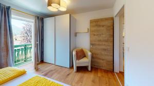Postel nebo postele na pokoji v ubytování Apartementhaus Schöndorfer