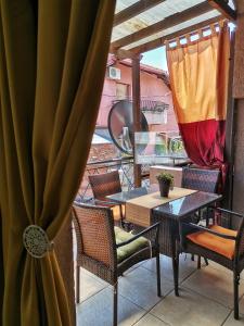 Posezení v ubytování Apartment Stasha with free access to gym