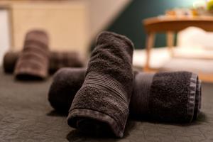 Posteľ alebo postele v izbe v ubytovaní Unique Experience Apartment’s