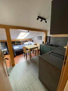 Kuchyňa alebo kuchynka v ubytovaní Apartamenty pod Skosami