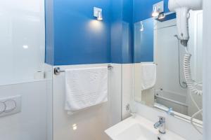 Koupelna v ubytování Heritage Hotel Petrakija
