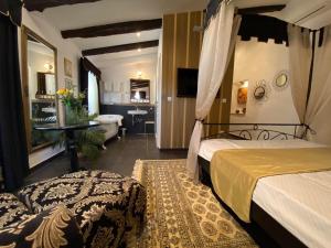 Posteľ alebo postele v izbe v ubytovaní Bed&Breakfast Andio